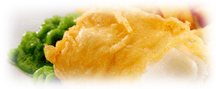 succulent cuts of fish deep fried in crispy golden batter